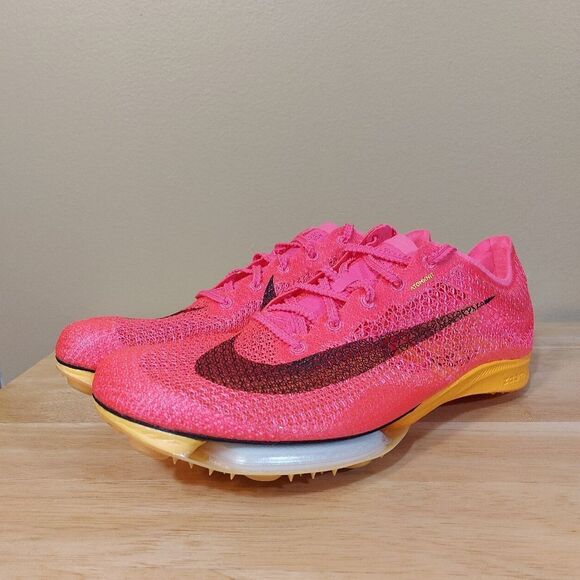 Nike Air Zoom Victory Track Spikes Hyper Pink Orange CD4385-600 Men's Size 9.5 - Picture 3 of 7